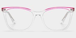 Margaret Clear Cat eye Glasses1