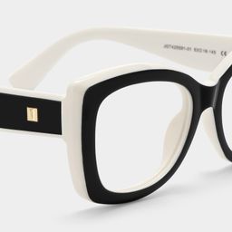 Rosie Black White Butterfly Glasses5