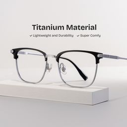 Barrett Silver Browline Glasses0