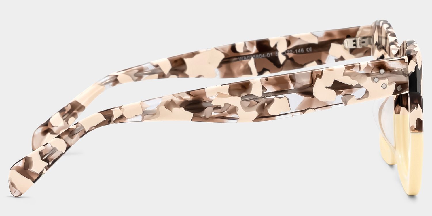 Benitez Square Two-Tone Frame and Prescription Glasses | ZEELOOL3