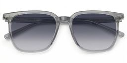 Eliza Grey Square Sunglasses1