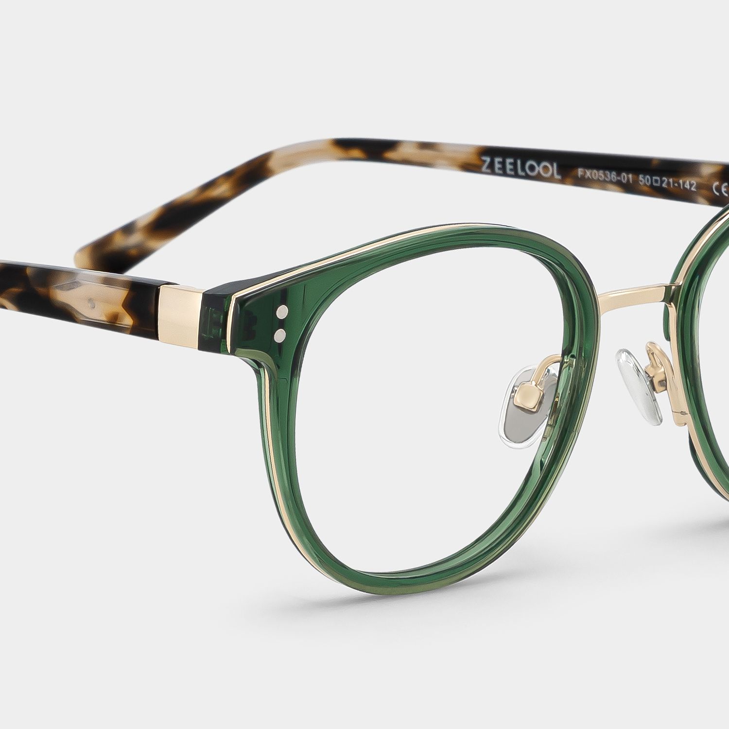 Matthew Round Green Glasses | Zeelool Glasses4