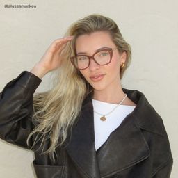 Alma Brown Butterfly Glasses6