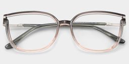 Rodz Gray-Pink Square Glasses1