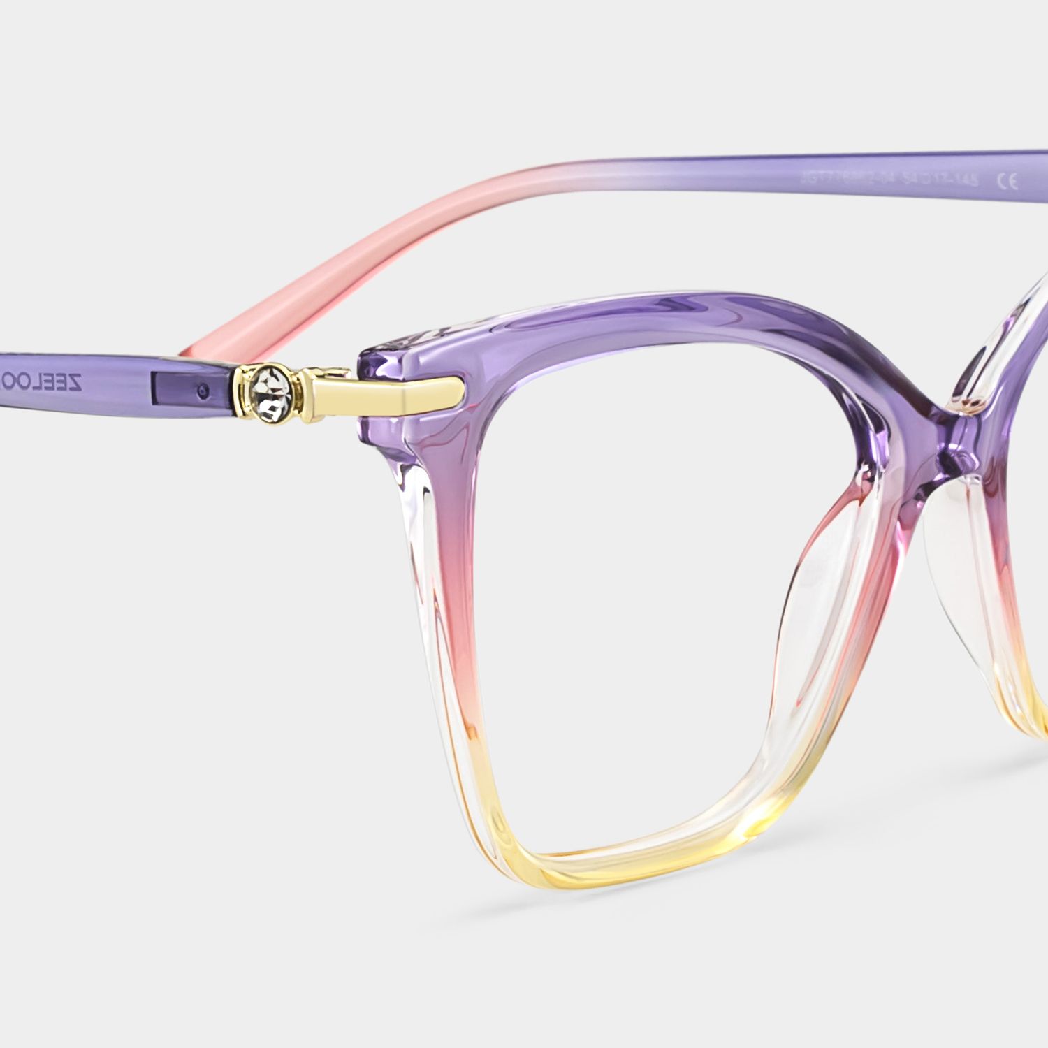 Lamar Multicolor Frame Glasses with Butterfly Frame Online | ZEELOOL6
