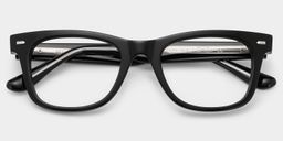 Robert Black Rectangle Glasses2
