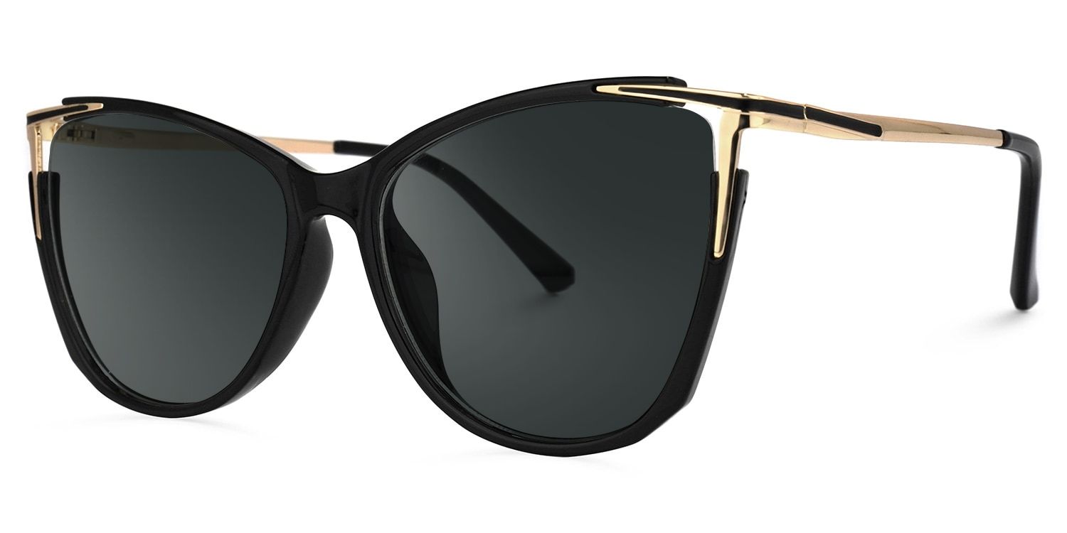 Yomary Cat Eye Style Black Frame Sunglasses | ZEELOOL1