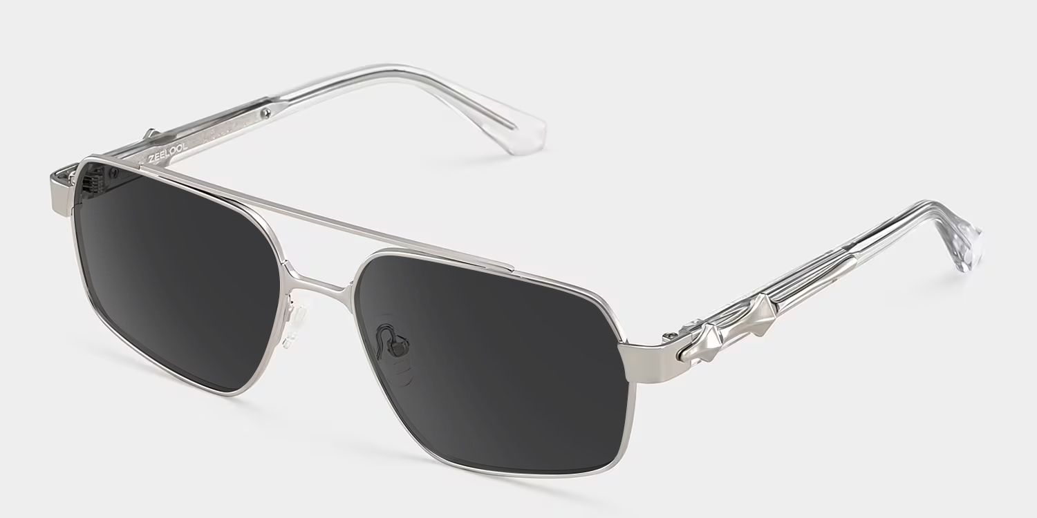 Sterling Aviator Silver Frame Sunglasses Online Sale | ZEELOOL2