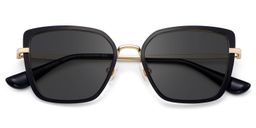 Max Black Square Sunglasses1