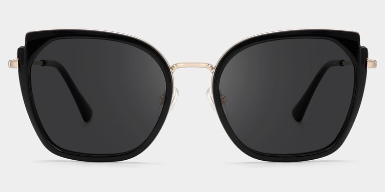 Murcia Black Square Sunglasses
