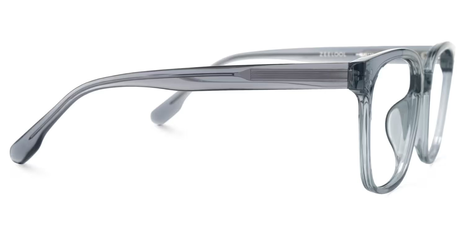 Donnalyn Square Gray Glasses with Blue-light Blocking Lenses2