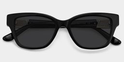 Miranda Black Cat eye Sunglasses1