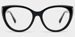 Kiera Black Cat eye Glasses1