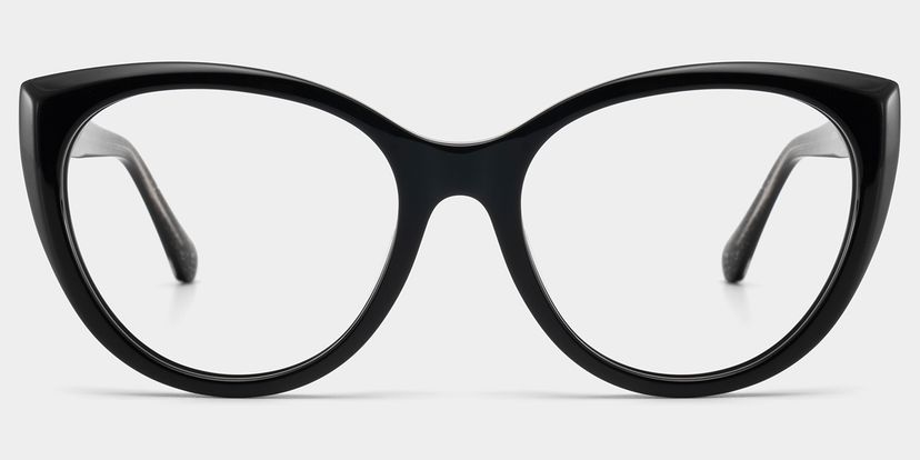 Kiera Black Cat eye Glasses