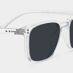 Martinez Clear Square Sunglasses4