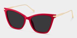 Hilary Red Butterfly Sunglasses2