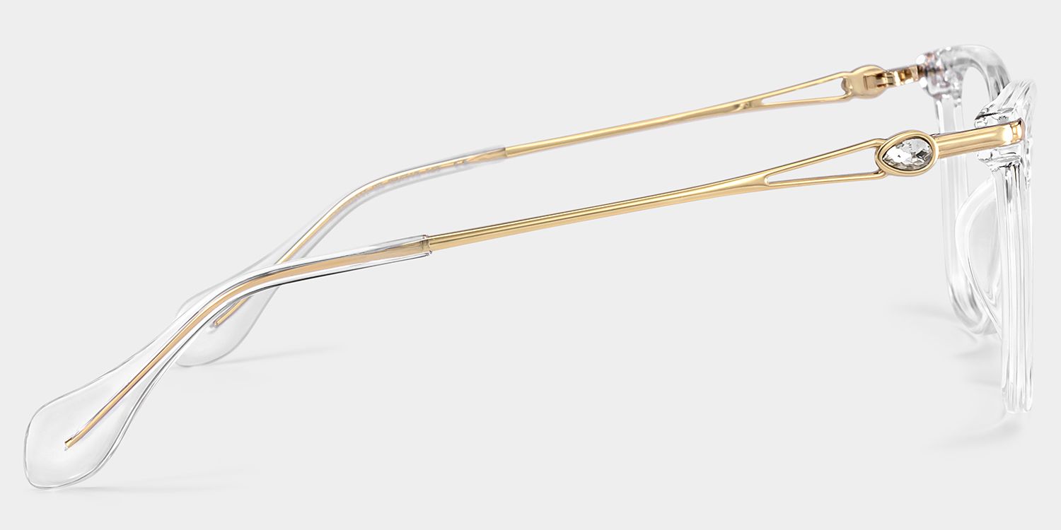 Westley thin clear frame glasses with Butterfly Frame Online | ZEELOOL3