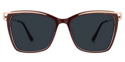 Krystle Red Square Sunglasses0