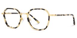 Mitchell Tortoise Geometric Glasses4