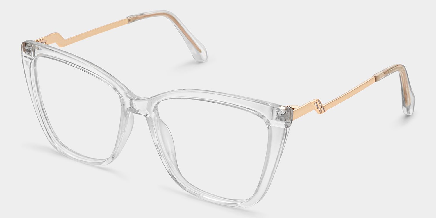 Corlette Square Crysta Eyeglasses and Glasses Frame | ZEELOOL2