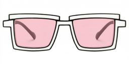 Zephyr White Rectangle Sunglasses0