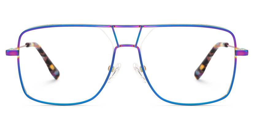 Bowdry Iridescent Aviator Glasses
