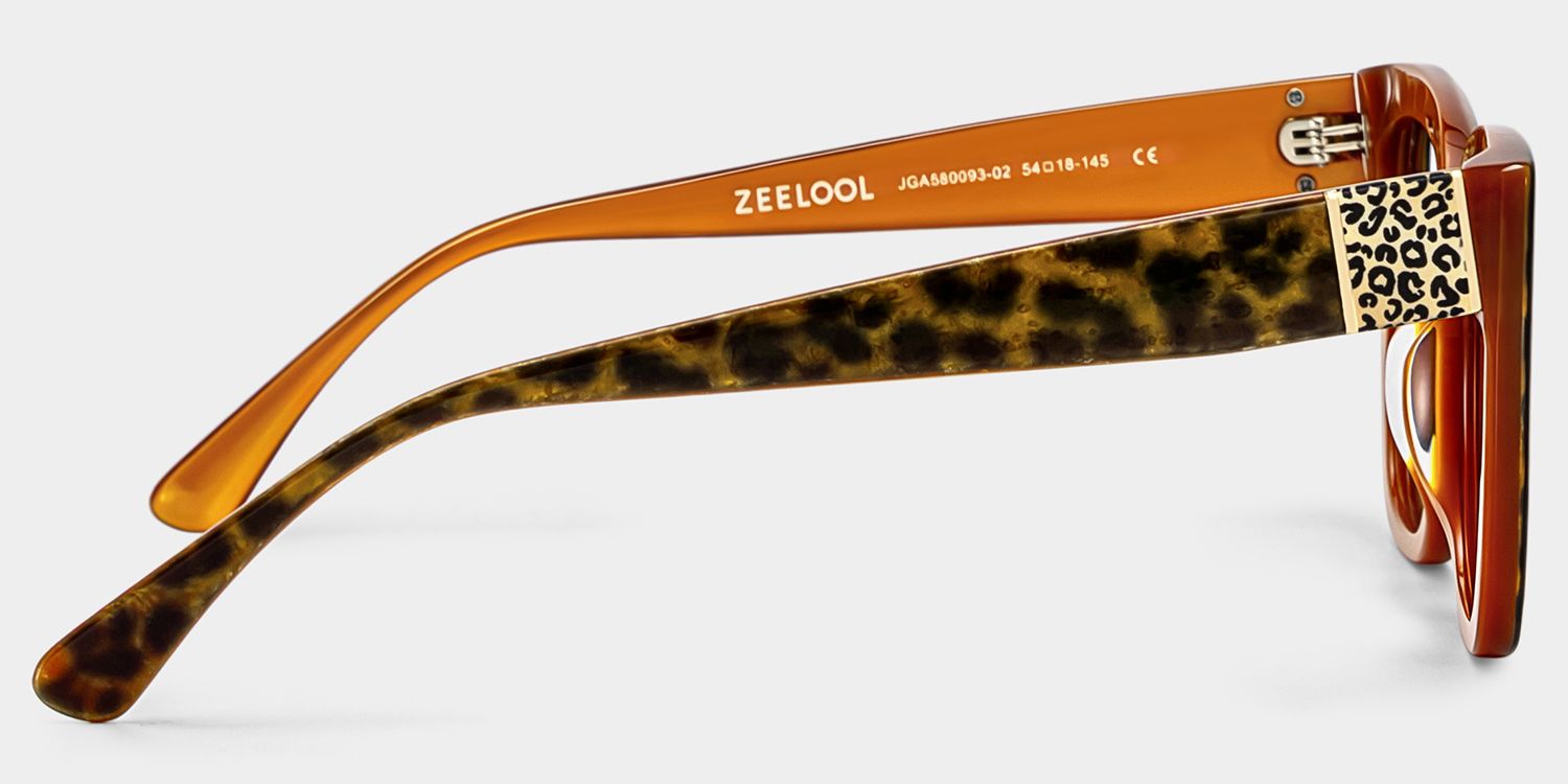 Square Frame Leopard Glasses on Sale4