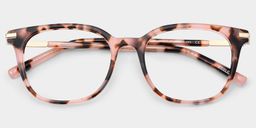 Vilmarie Pink Tortoise Square Glasses2