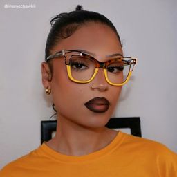 Rhoden Yellow Cat eye Glasses6