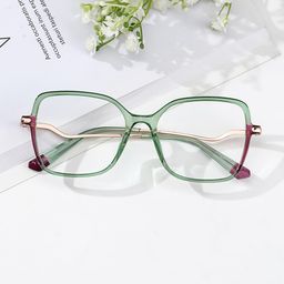 Rendon Green Square Glasses5