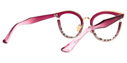 Laraine Red Cat eye Glasses3