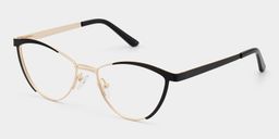 Sydney Black Cat eye Glasses3