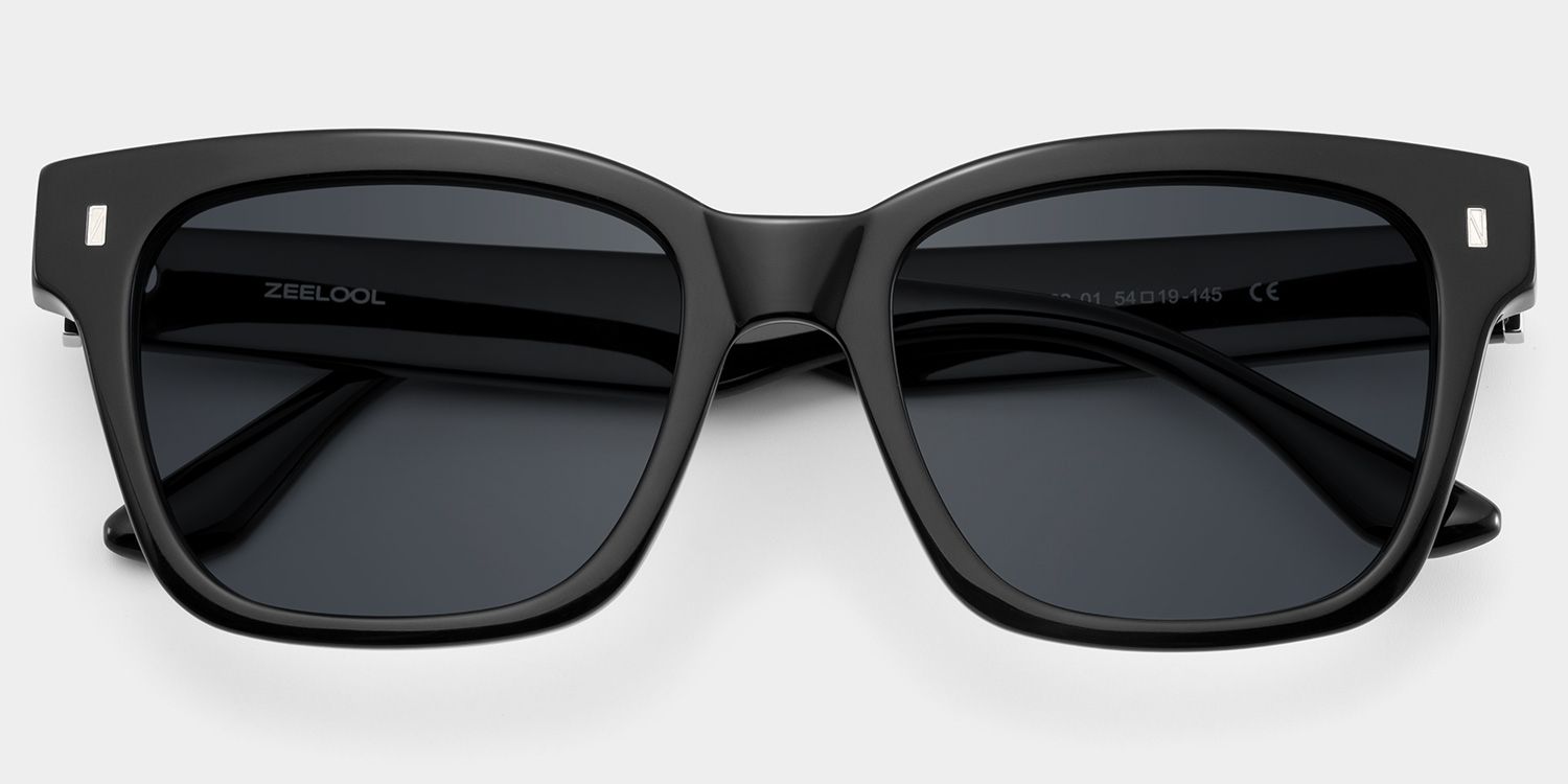 Pride Square Black Sunglasses for Women & Men | ZEELOOL1