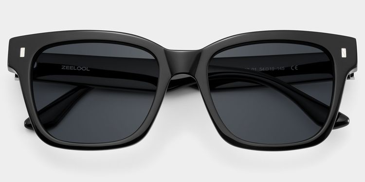 Pride Black Square Sunglasses