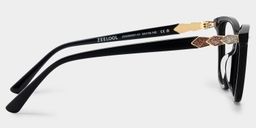 Theo Black Rectangle Glasses4