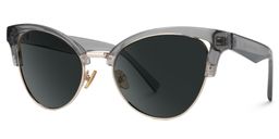 Charlene Gray Browline Sunglasses1