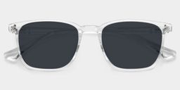 Martinez Clear Square Sunglasses1