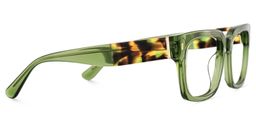 Fulford Green Rectangle Glasses3