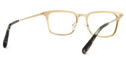 Chaney Black Rectangle Glasses5
