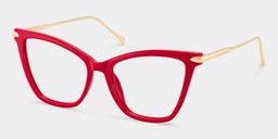 Hilary Red Butterfly Glasses2