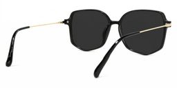 Payton Black Geometric Sunglasses4
