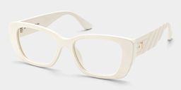 Hannah White Rectangle Glasses3