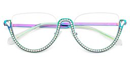 Sparkle Iridescent Cat eye Glasses3