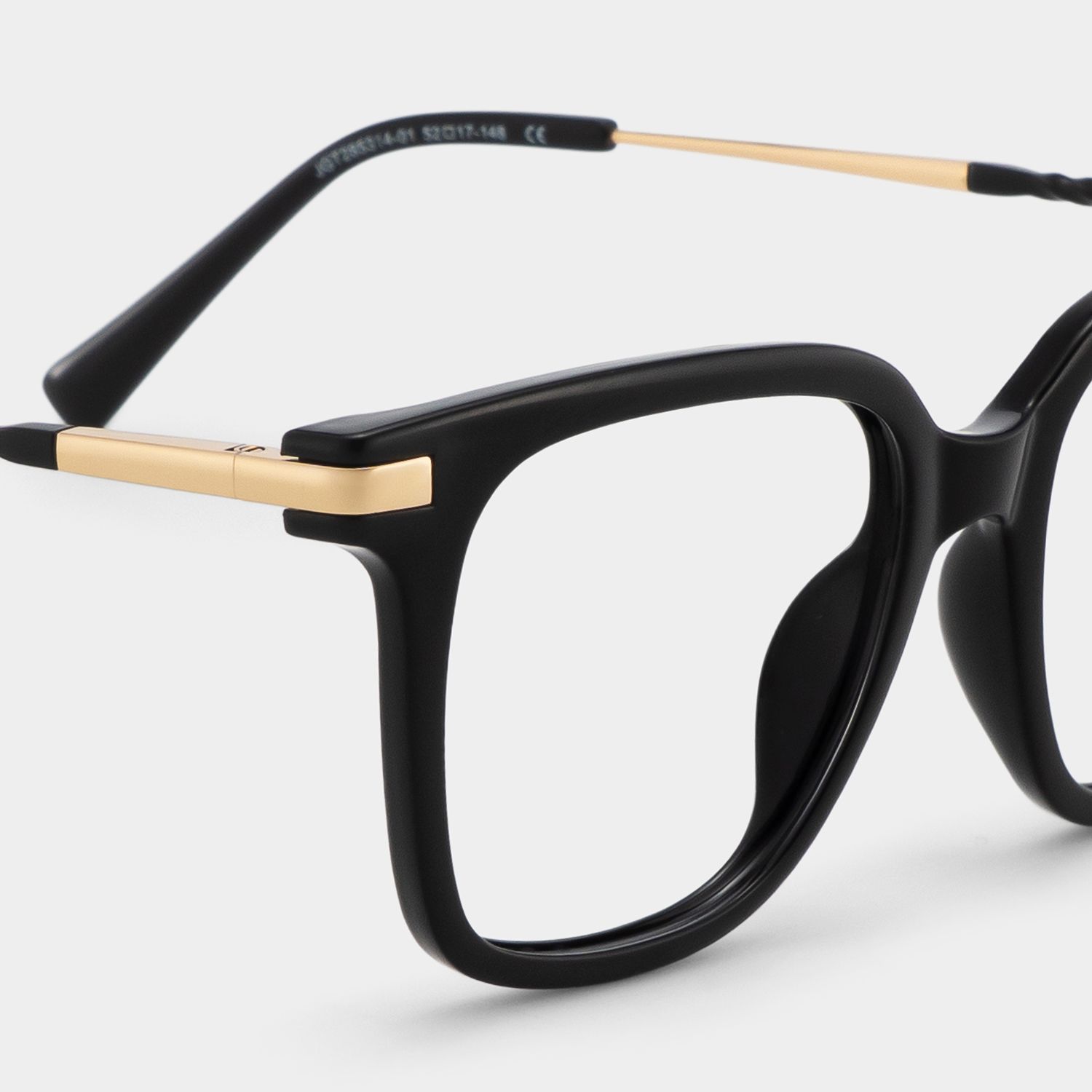 Jacqui Square Black-Frame Glasses for Women and Men | ZEELOOL4
