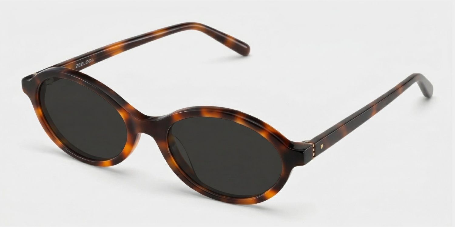 Everly Tortoise Oval Polarized Sunglasses for Driving | ZEELOOL2