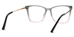 Tricee Gray Pink Square Glasses3