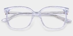 Caroline Clear Square Glasses1