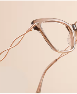 Xion Square Colorful-Point Glasses0