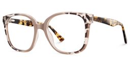Siner Khaki Tortoise Square Glasses4