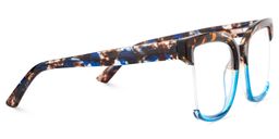 Cadogan Blue Tortoise Square Glasses4